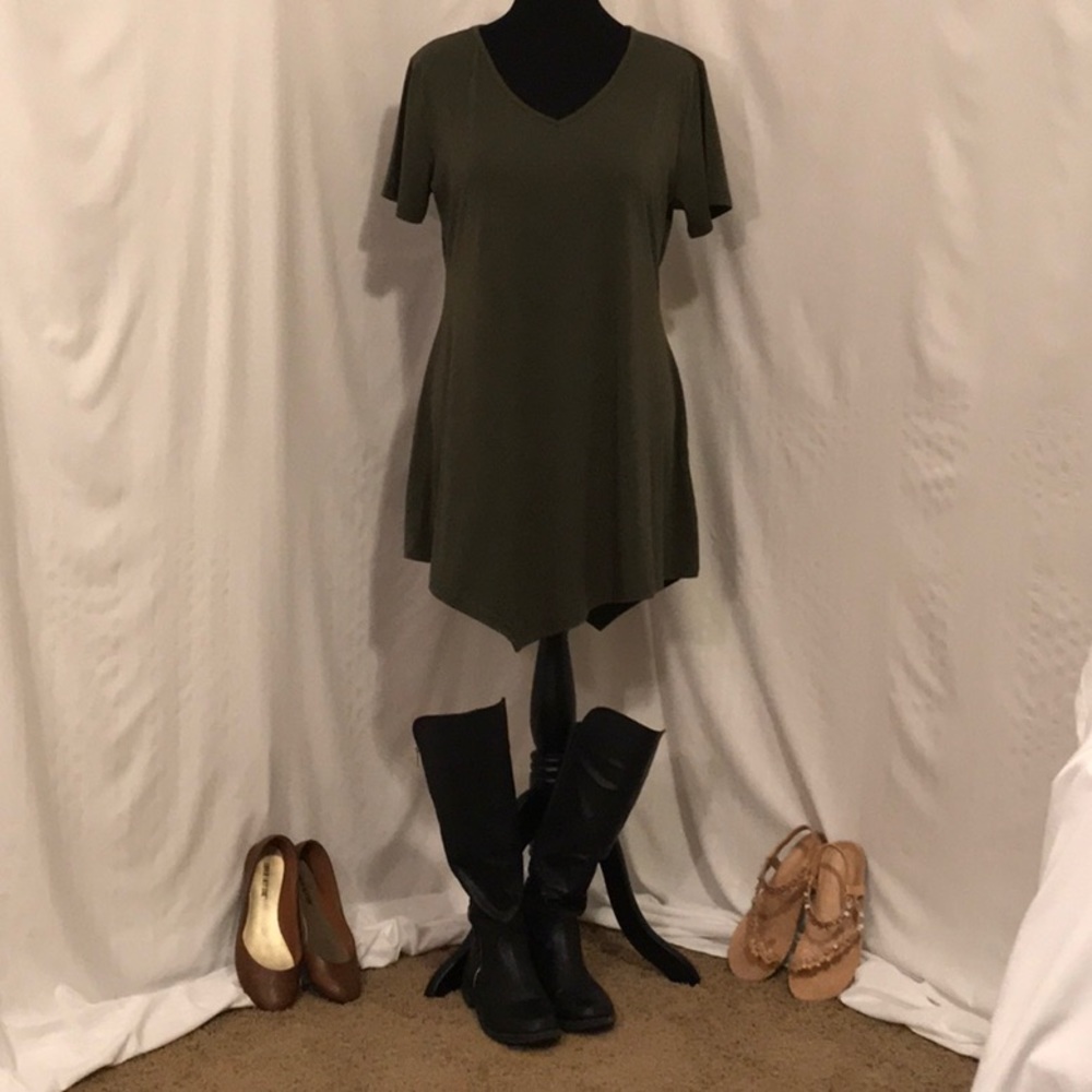 Pullover Mini T-shirt Dress/Tunic NWOT - Picture 1 of 3